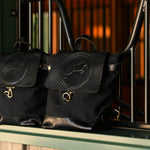 Tucker Tweed Barn Backpack | Black - Equiluxe Tack