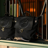 Tucker Tweed Barn Backpack | Black - Equiluxe Tack
