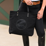 Tucker Tweed Barn Bag | Black - Equiluxe Tack