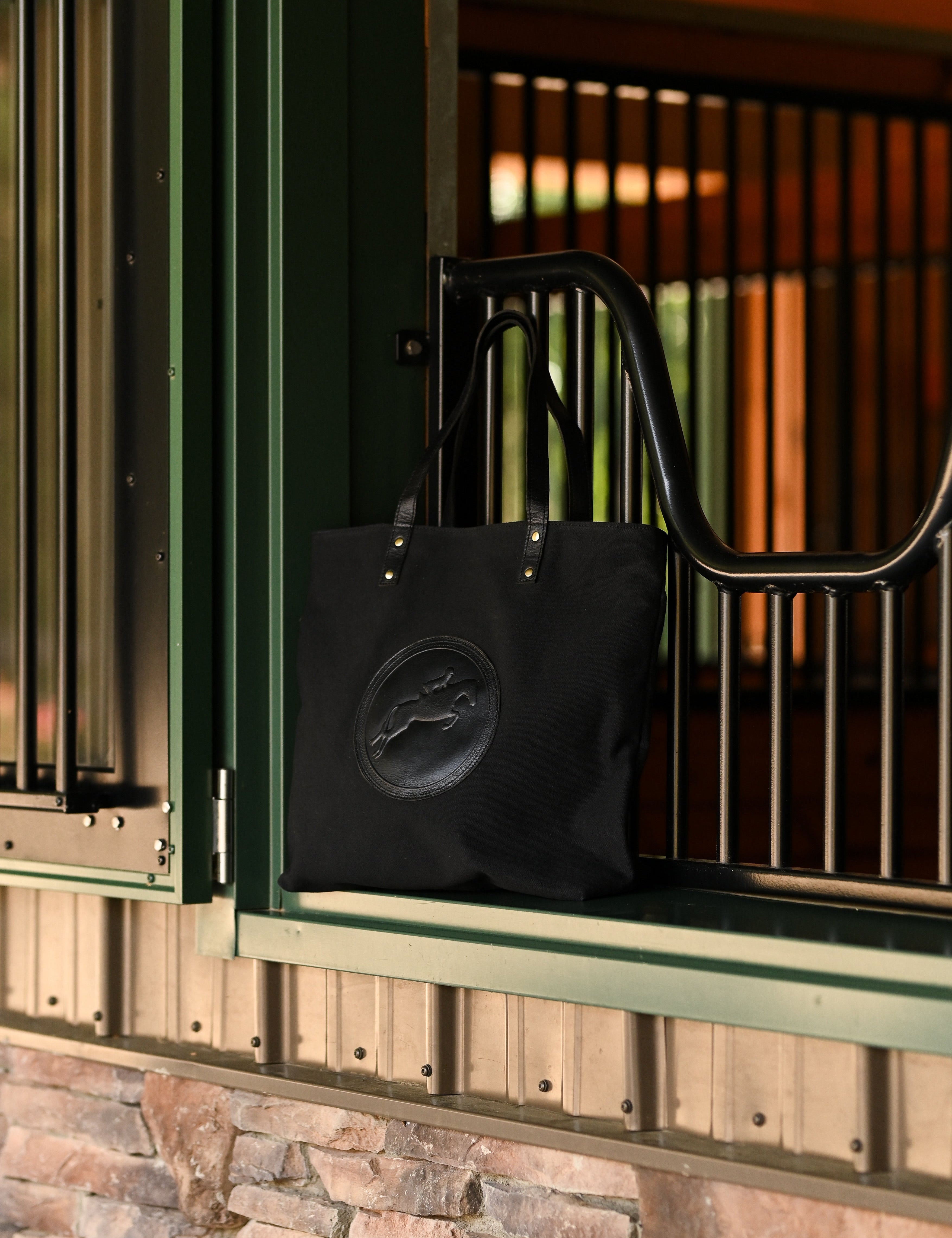Tucker Tweed Barn Bag | Black - Equiluxe Tack