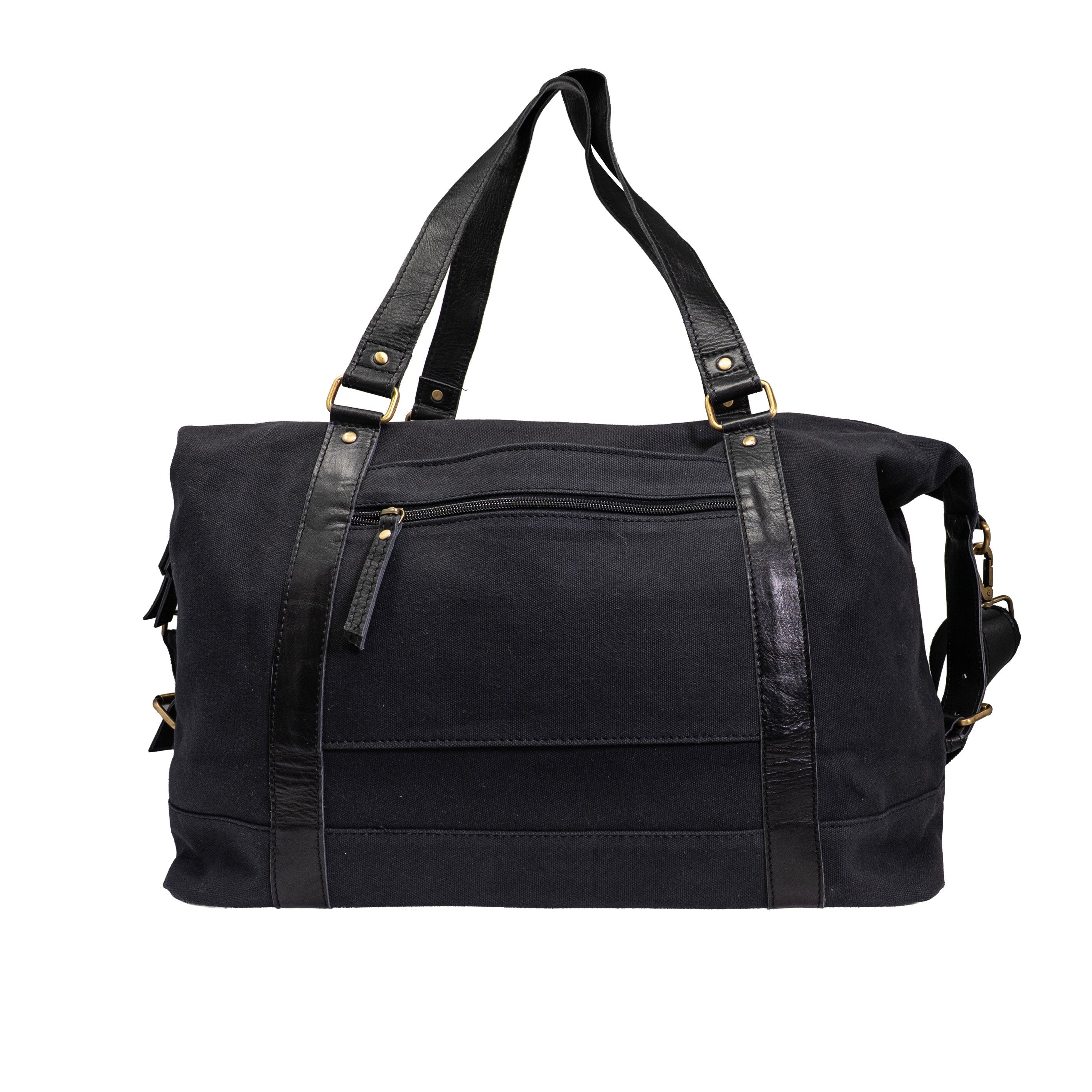 Tucker Tweed Barn Duffle | Black - Equiluxe Tack