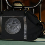 Tucker Tweed Barn Duffle | Black - Equiluxe Tack