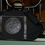 Tucker Tweed Barn Duffle | Black - Equiluxe Tack