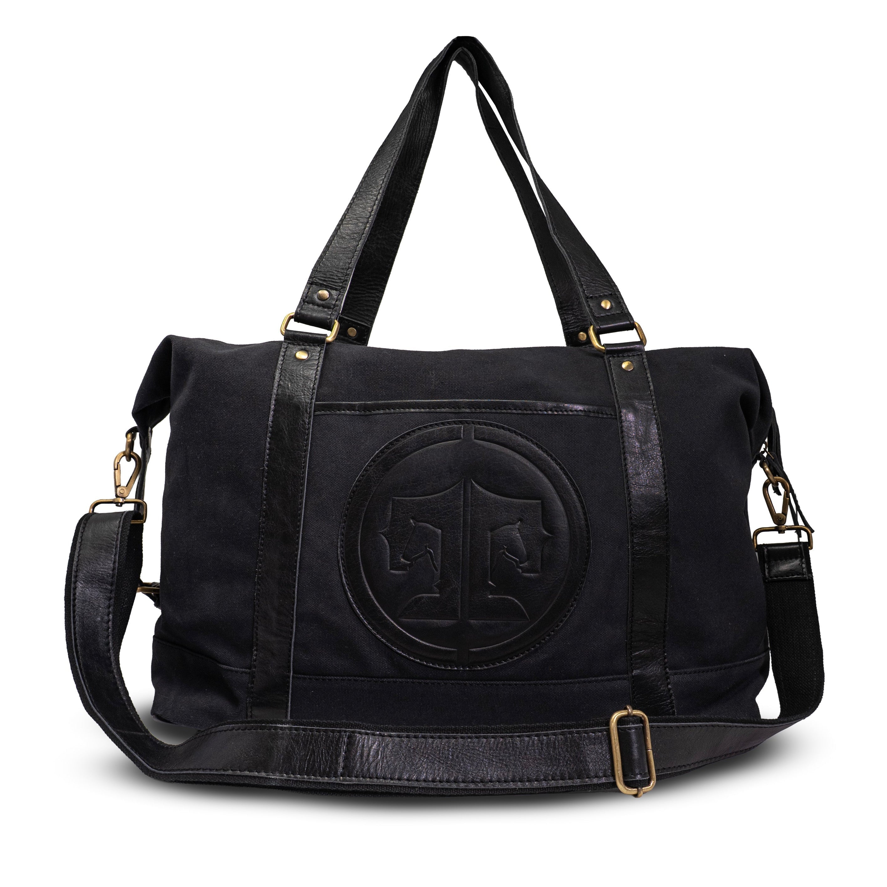 Tucker Tweed Barn Duffle | Black - Equiluxe Tack
