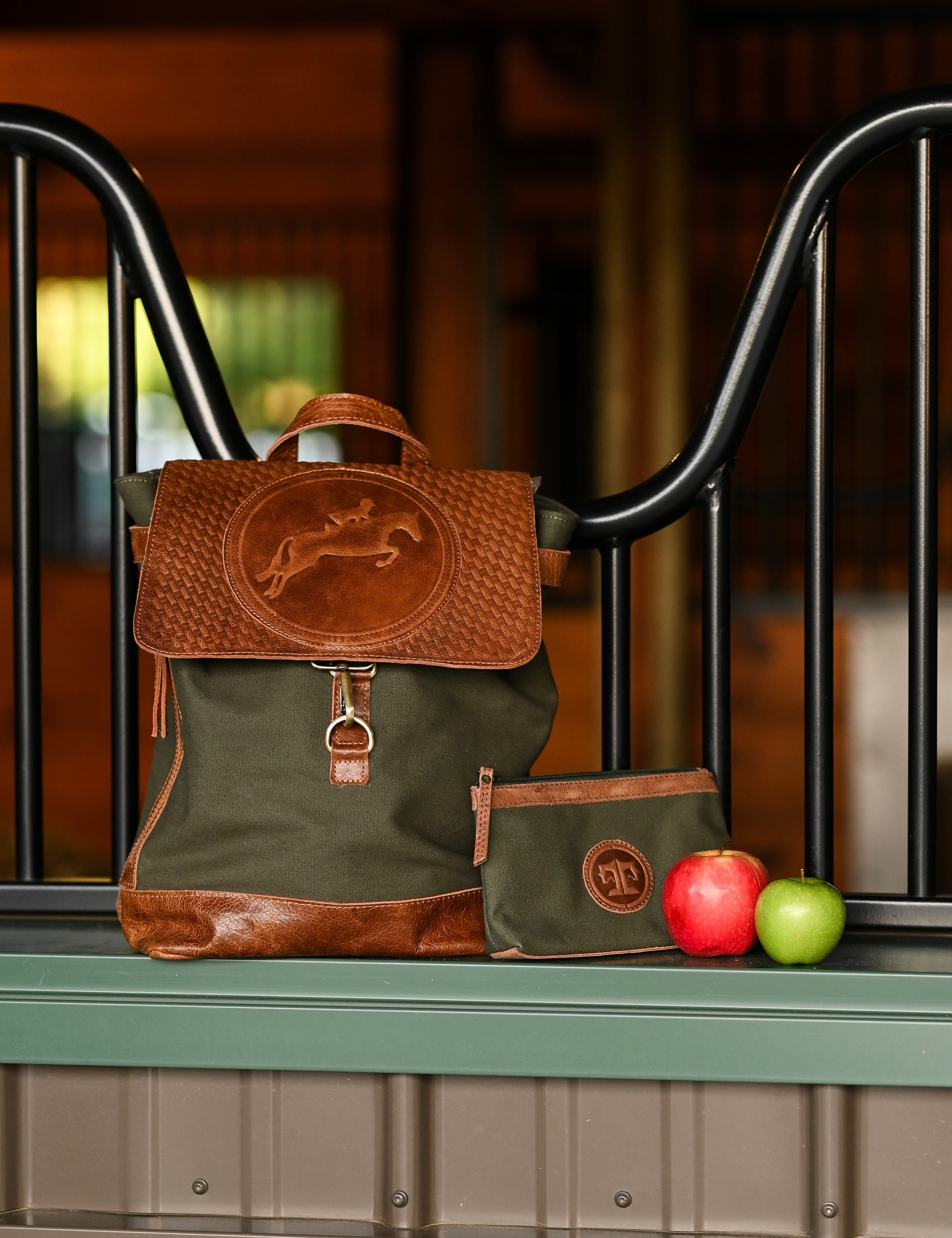 Tucker Tweed Barn Makeup Pouch - Equiluxe Tack