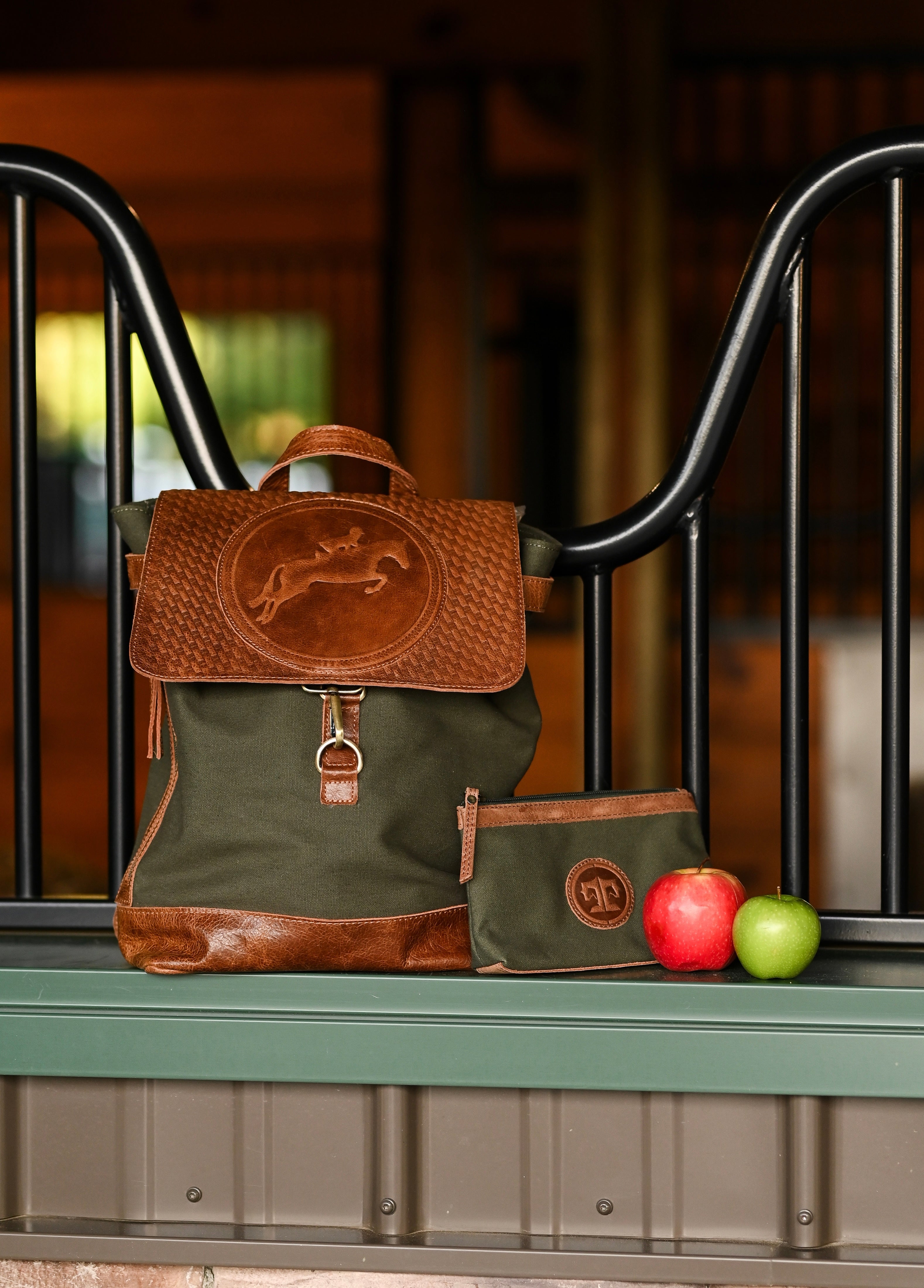 Tucker Tweed Barn Makeup Pouch - Equiluxe Tack