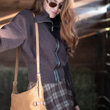 Tucker Tweed Bethany Bit Bag Suede - Limited Edition Milk Chocolate - Tucker Tweed Equestrian - Equiluxe Tack