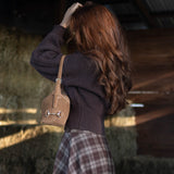 Tucker Tweed Bethany Bit Bag Suede - Limited Edition Milk Chocolate - Tucker Tweed Equestrian - Equiluxe Tack