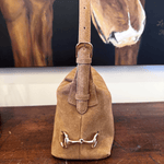 Tucker Tweed Bethany Bit Bag Suede - Limited Edition Milk Chocolate - Tucker Tweed Equestrian - Equiluxe Tack