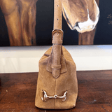 Tucker Tweed Bethany Bit Bag Suede - Limited Edition Milk Chocolate - Tucker Tweed Equestrian - Equiluxe Tack