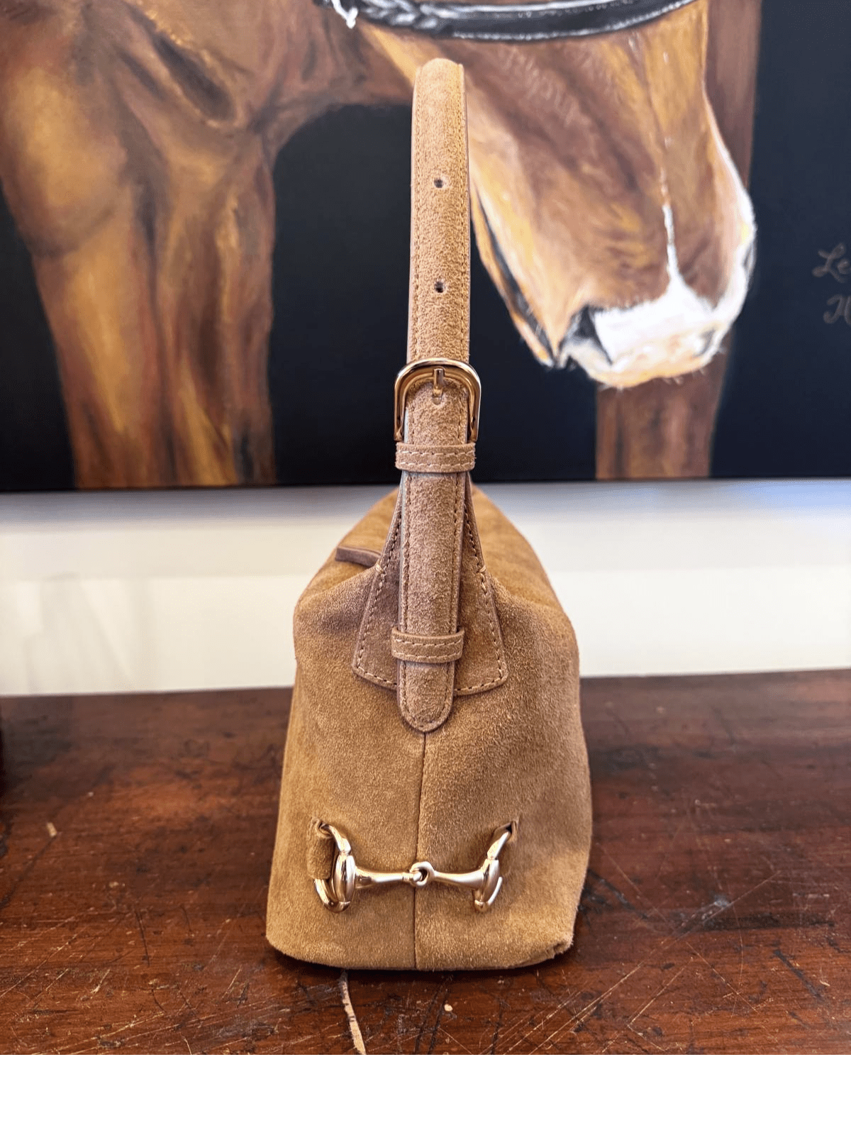 Tucker Tweed Bethany Bit Bag Suede - Limited Edition Milk Chocolate - Tucker Tweed Equestrian - Equiluxe Tack