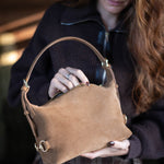 Tucker Tweed Bethany Bit Bag Suede - Limited Edition Milk Chocolate - Tucker Tweed Equestrian - Equiluxe Tack