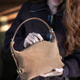 Tucker Tweed Bethany Bit Bag Suede - Limited Edition Milk Chocolate - Tucker Tweed Equestrian - Equiluxe Tack