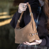 Tucker Tweed Bethany Bit Bag Suede - Limited Edition Milk Chocolate - Tucker Tweed Equestrian - Equiluxe Tack