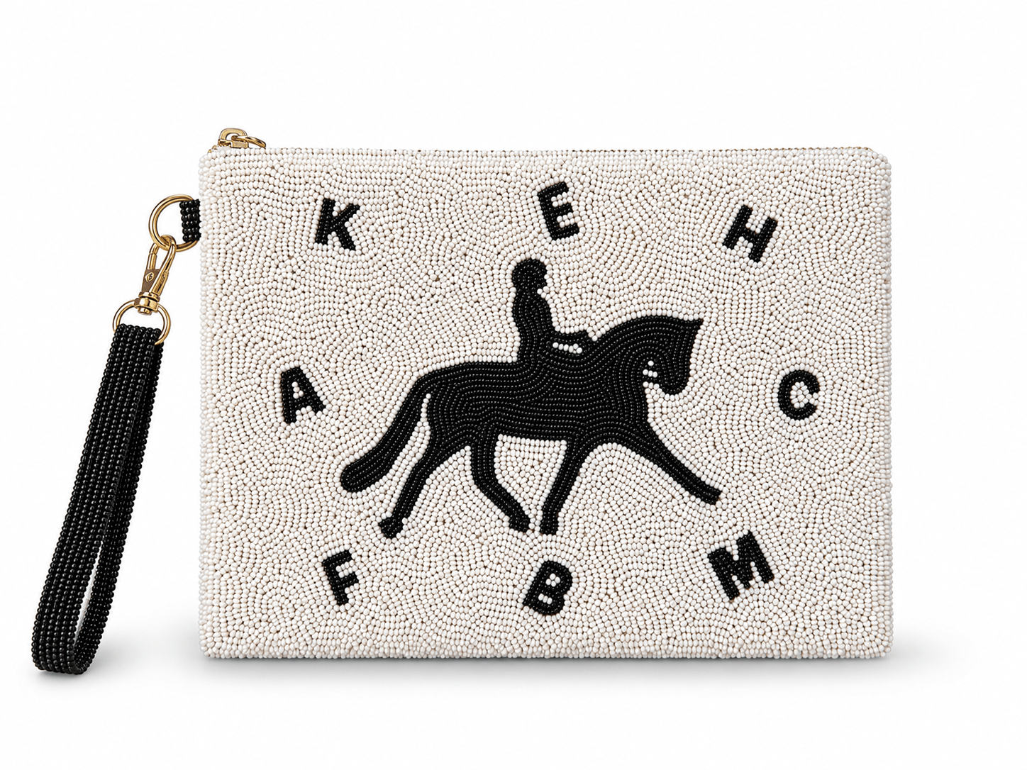 Tucker Tweed Dressage Large Beaded Pouch - Equiluxe Tack