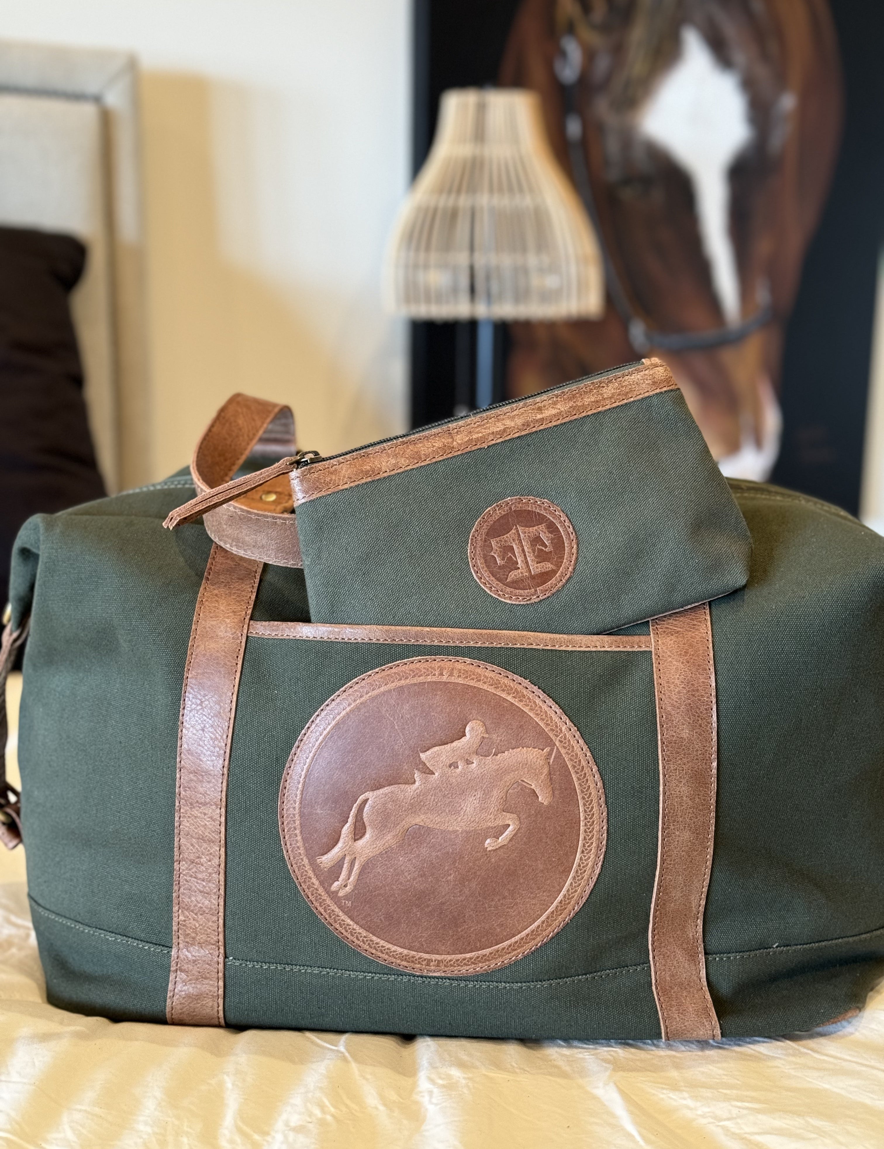 Tucker Tweed Equestrian BARN DUFFLE Bag - Tucker Tweed Equestrian - Equiluxe Tack