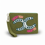 Tucker Tweed Lucky You, Lucky Me Large Beaded Pouch - Equiluxe Tack