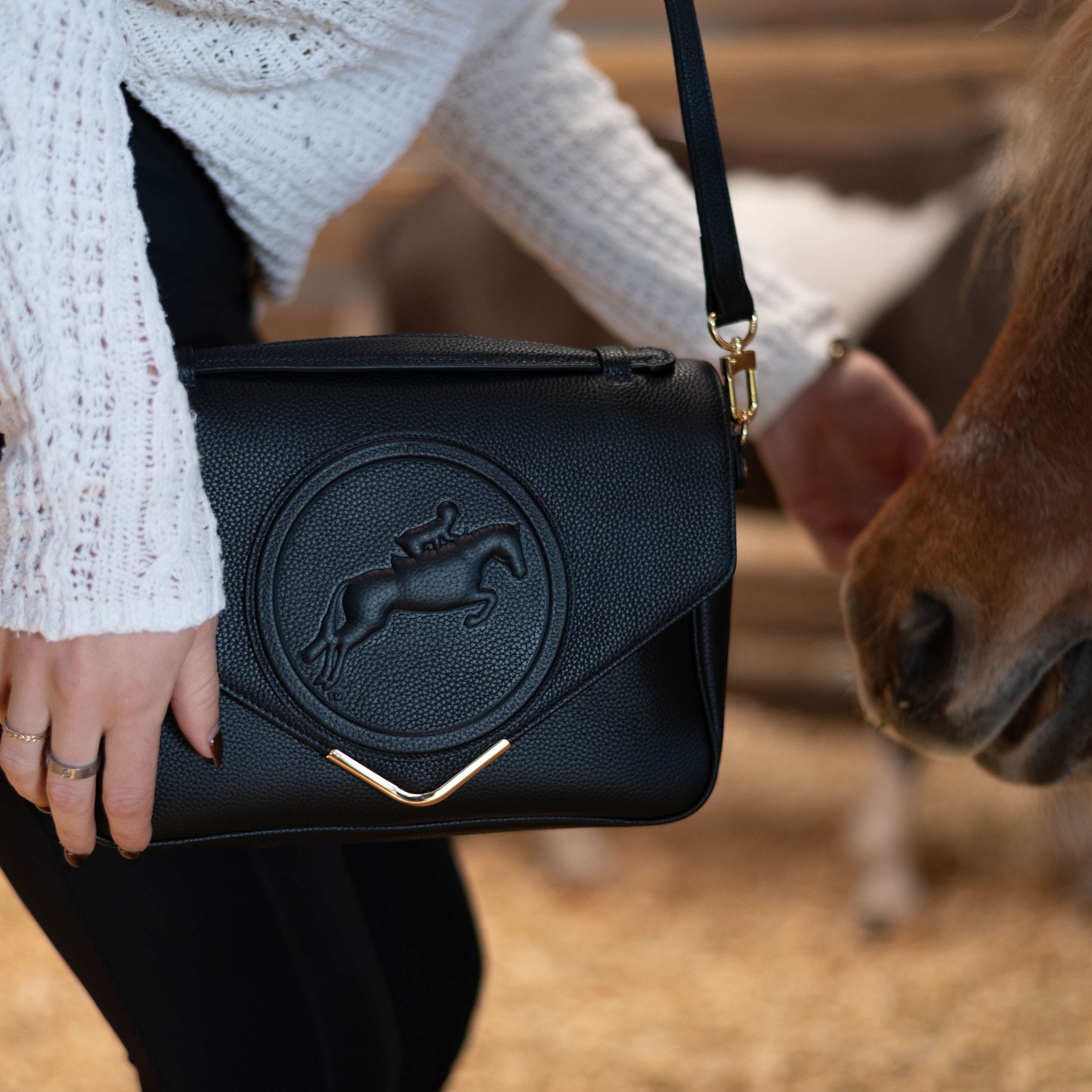 Tucker Tweed Madelyn Crossbody | Hunter/Jumper - Equiluxe Tack