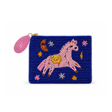 Tucker Tweed Pink Pony Small Beaded Pouch - Equiluxe Tack