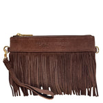 Tucker Tweed Wellington Wristlet Dark Chocolate Fringe LIMITED EDITION - Tucker Tweed Equestrian - Equiluxe Tack