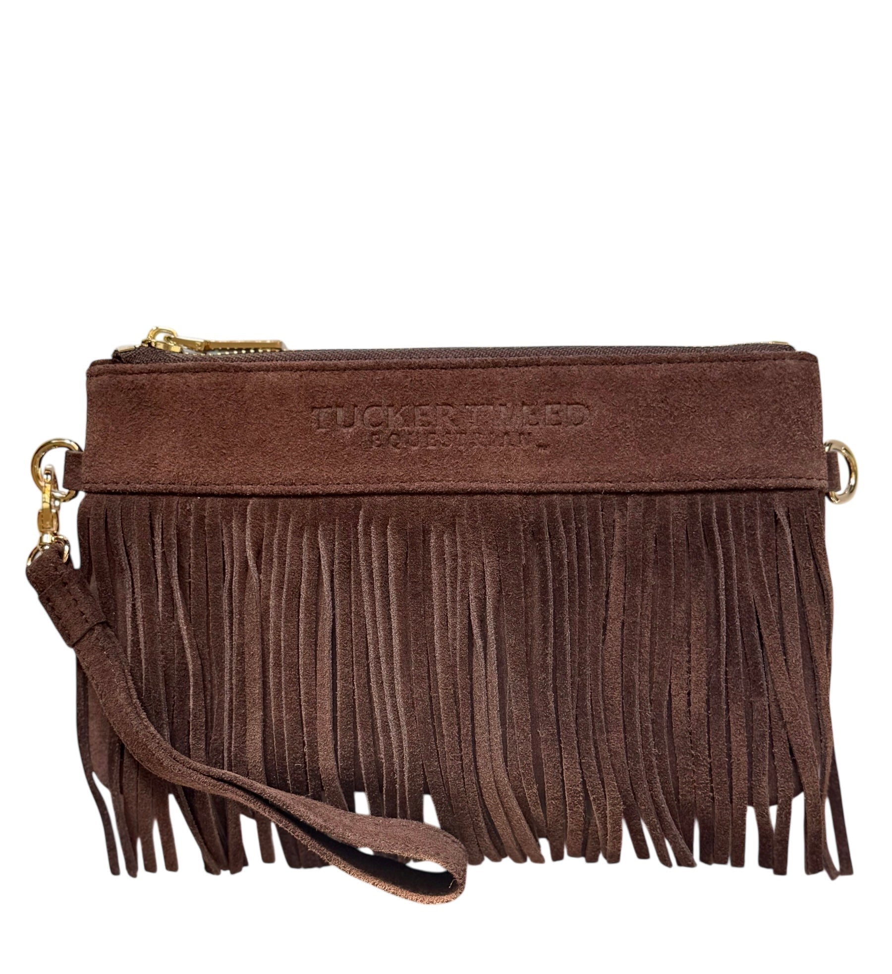 Tucker Tweed Wellington Wristlet Dark Chocolate Fringe LIMITED EDITION - Tucker Tweed Equestrian - Equiluxe Tack