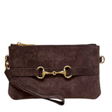 Tucker Tweed Wellington Wristlet Espresso Suede Edition - Tucker Tweed Equestrian - Equiluxe Tack