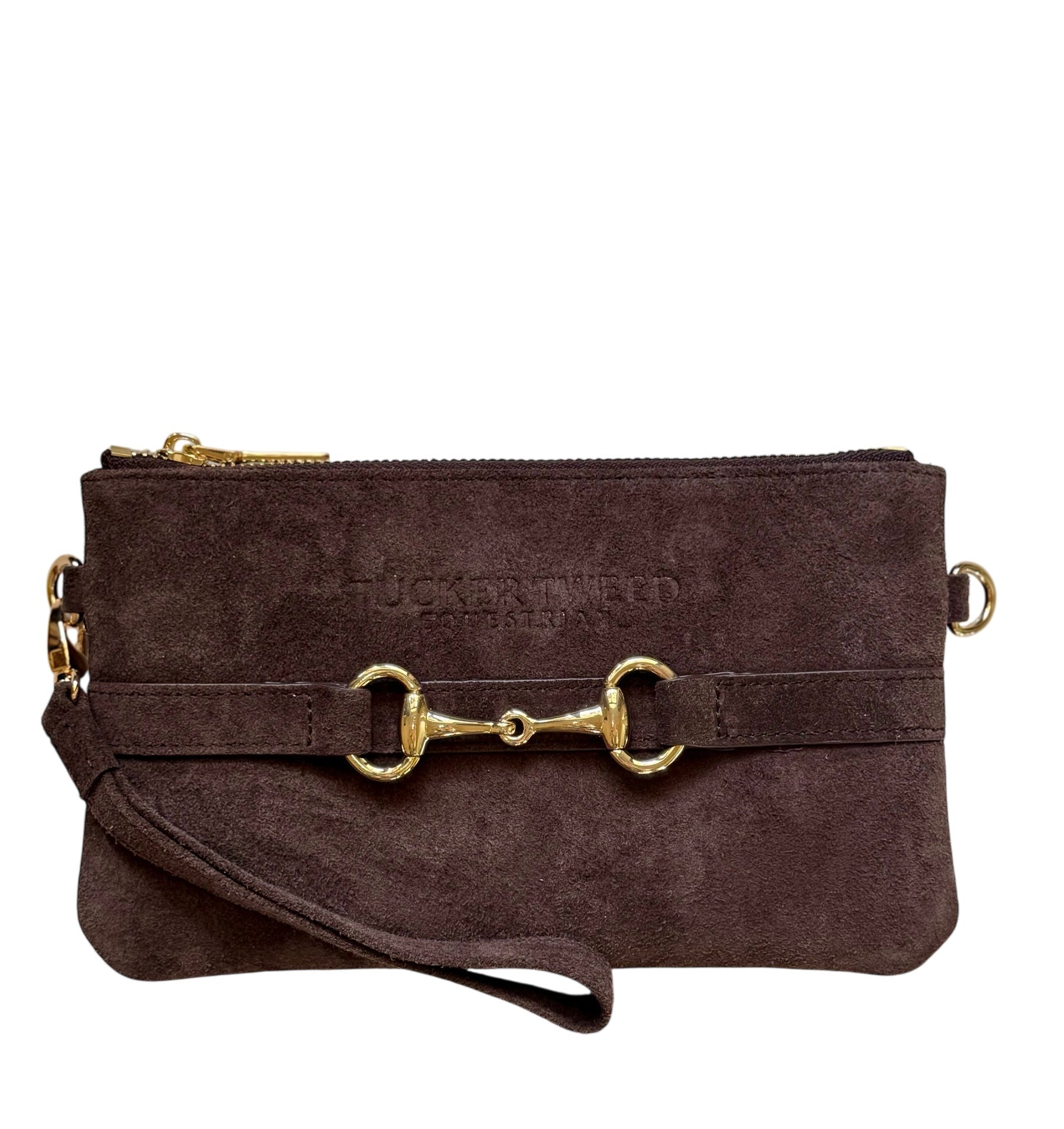 Tucker Tweed Wellington Wristlet Espresso Suede Edition - Tucker Tweed Equestrian - Equiluxe Tack
