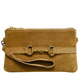 Tucker Tweed Wellington Wristlet Milk Chocolate Suede Edition - Tucker Tweed Equestrian - Equiluxe Tack