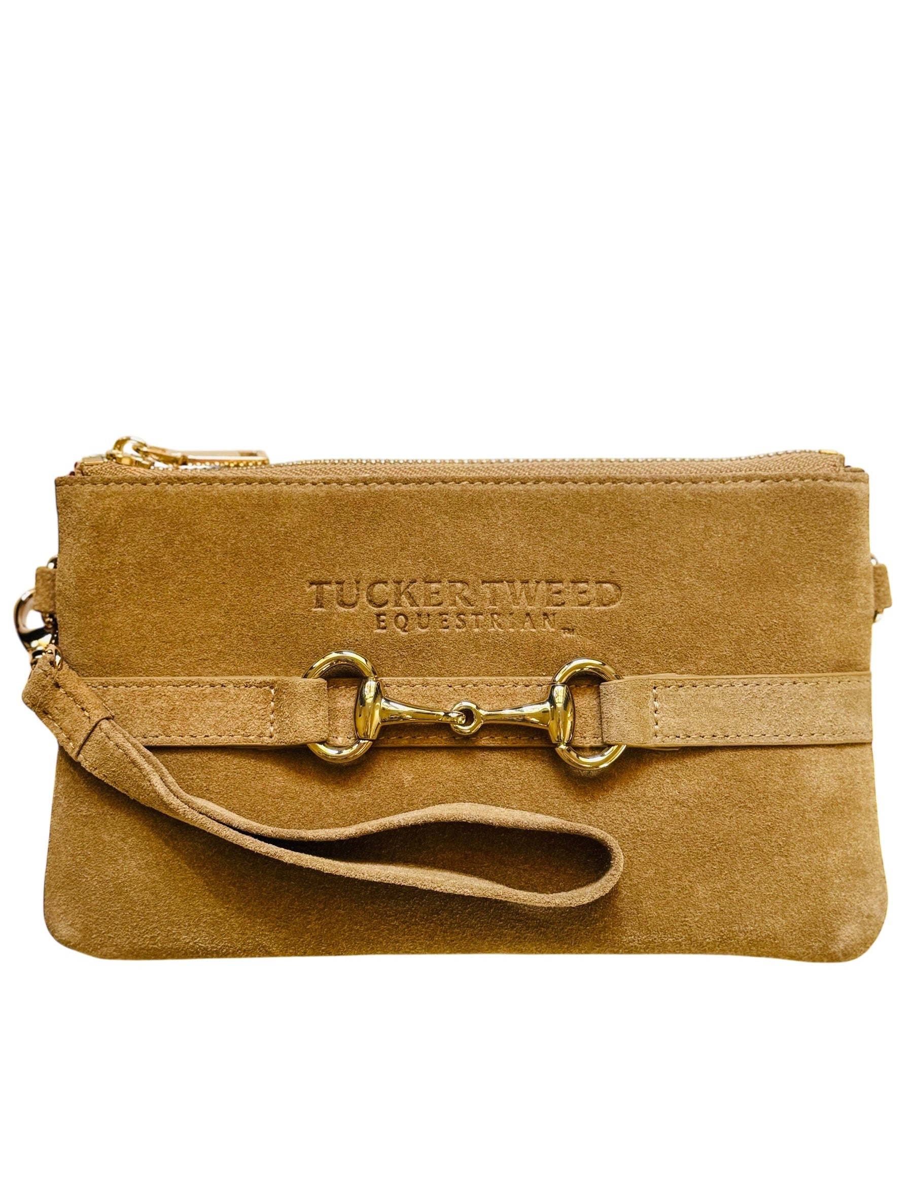Tucker Tweed Wellington Wristlet Palomino Suede Edition - Tucker Tweed Equestrian - Equiluxe Tack