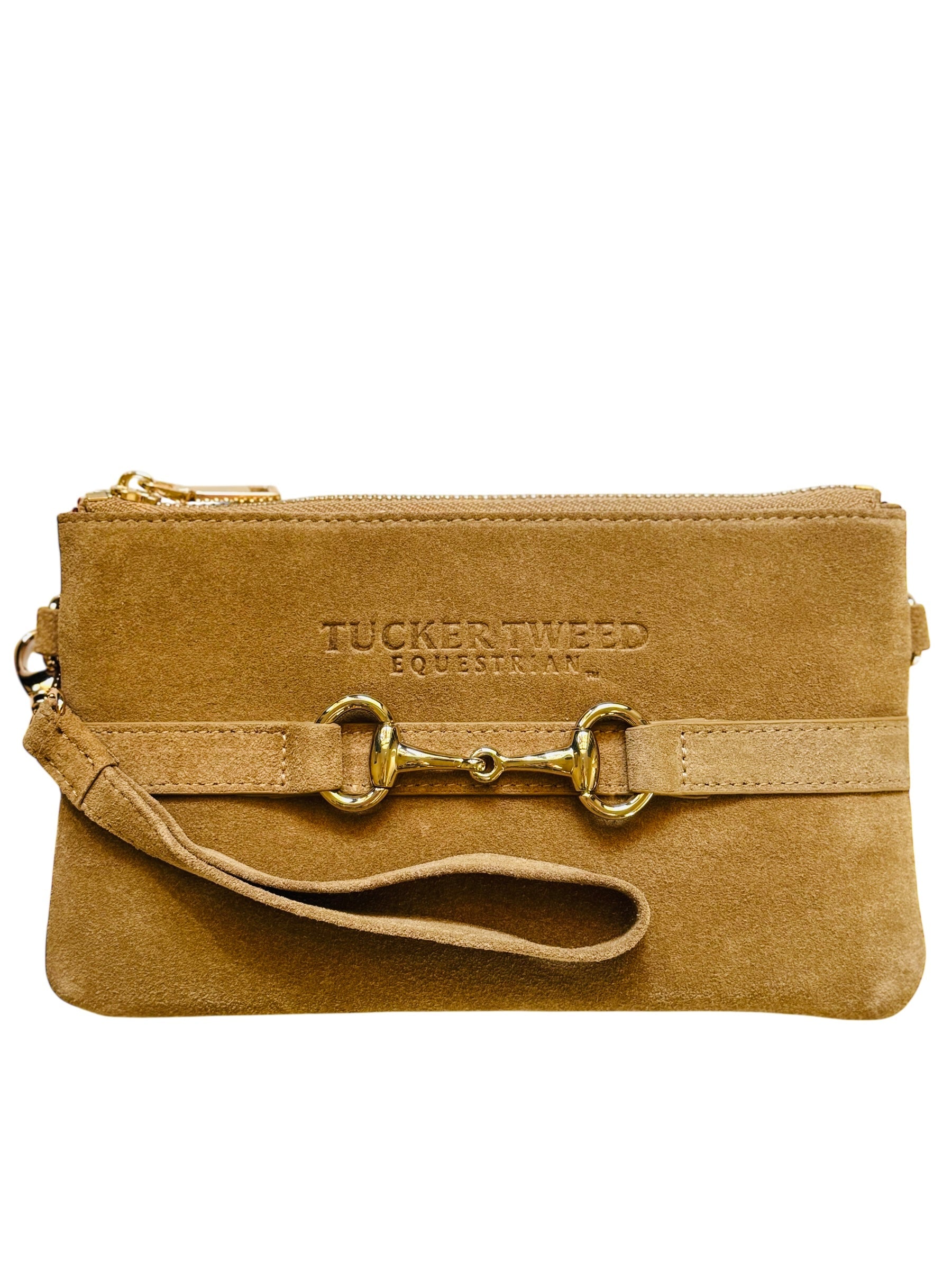 Tucker Tweed Wellington Wristlet Palomino Suede Edition - Tucker Tweed Equestrian - Equiluxe Tack