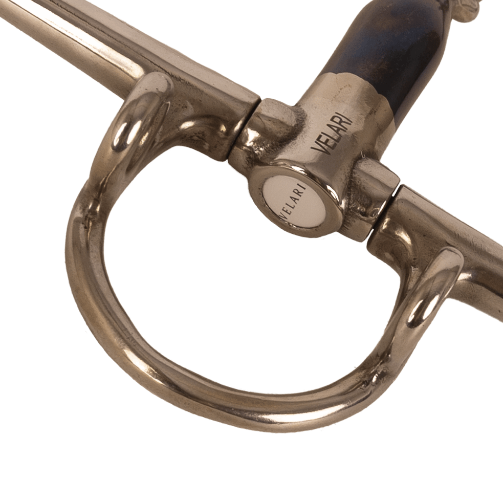 Velari Full Cheek Gag Double Jointed Sweet Iron - Velari - Equiluxe Tack