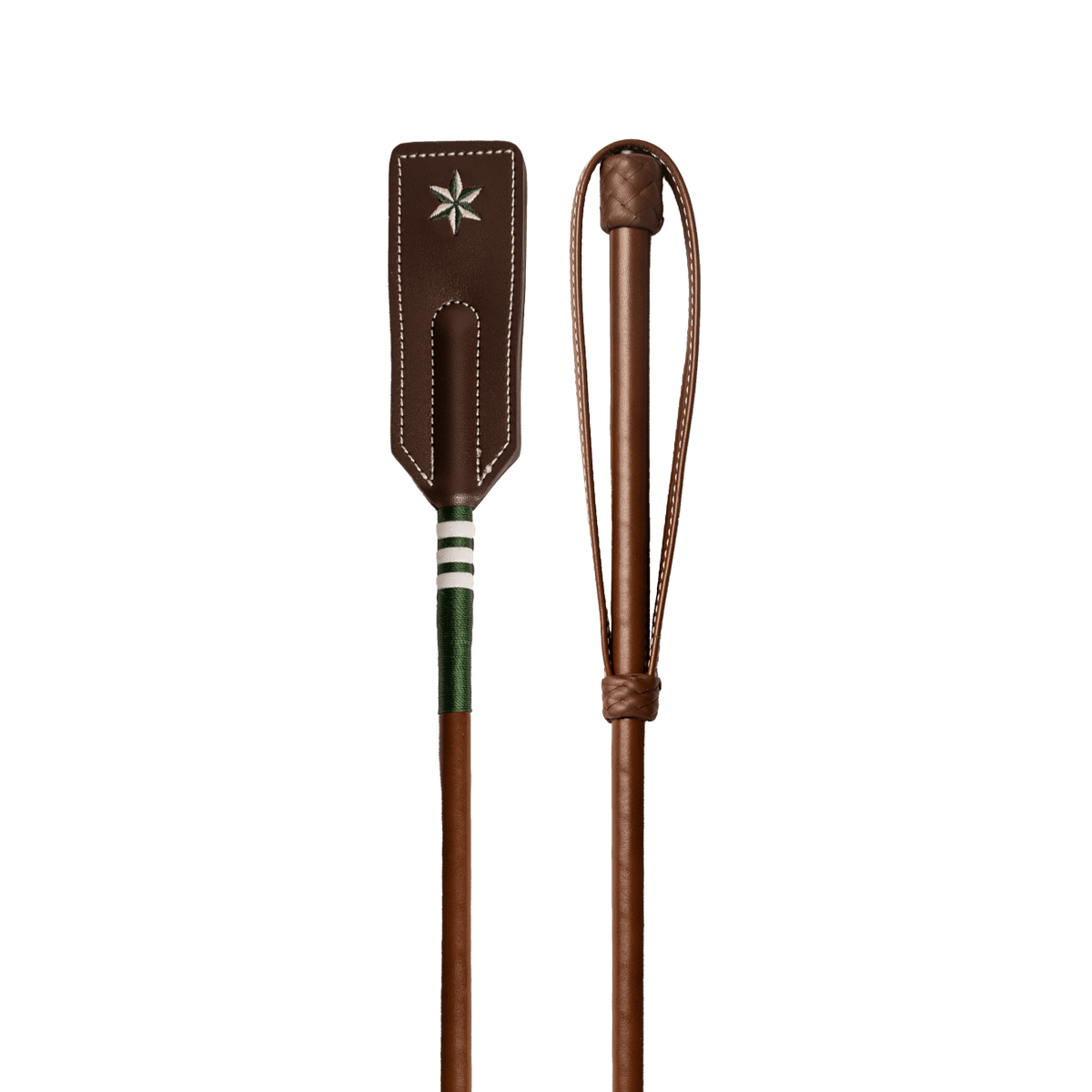 Velari Jumping Whip Classy Smooth Leather - Velari - Equiluxe Tack