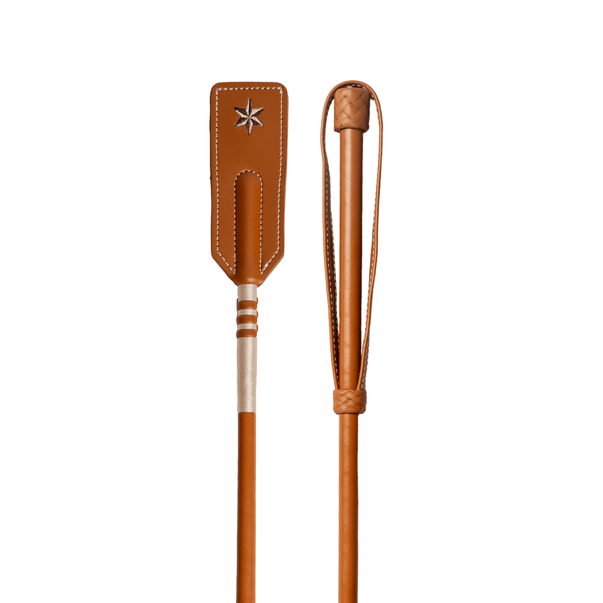 Velari Jumping Whip Classy Smooth Leather - Velari - Equiluxe Tack