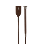 Velari Jumping Whip Guidance Leather Grip - Velari - Equiluxe Tack