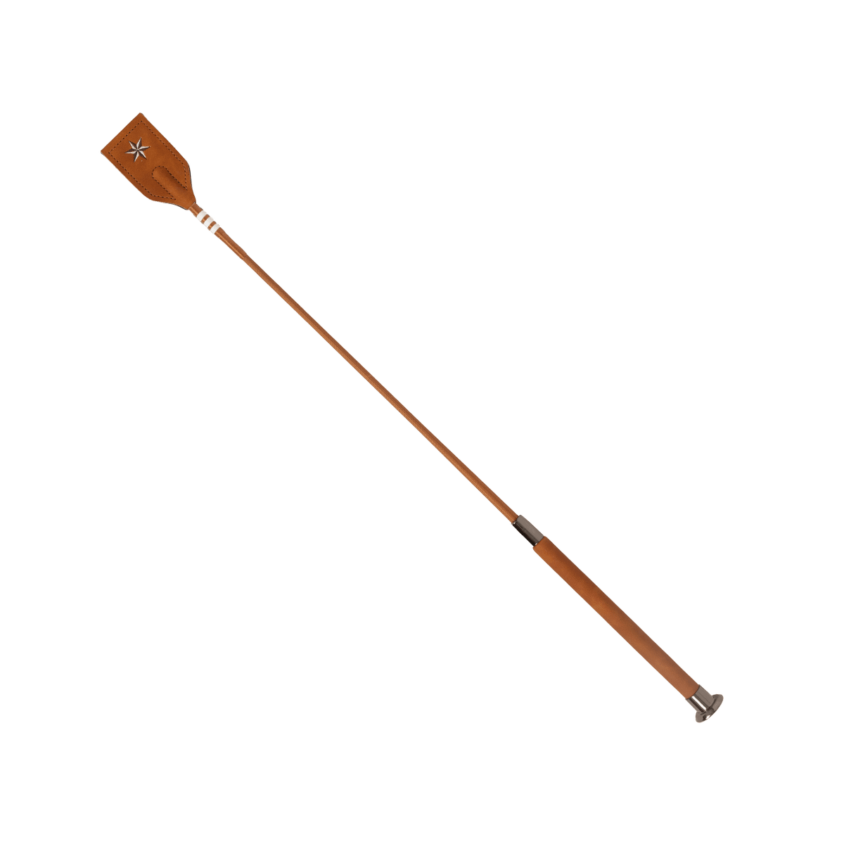 Velari Jumping Whip Guidance Leather Grip - Velari - Equiluxe Tack