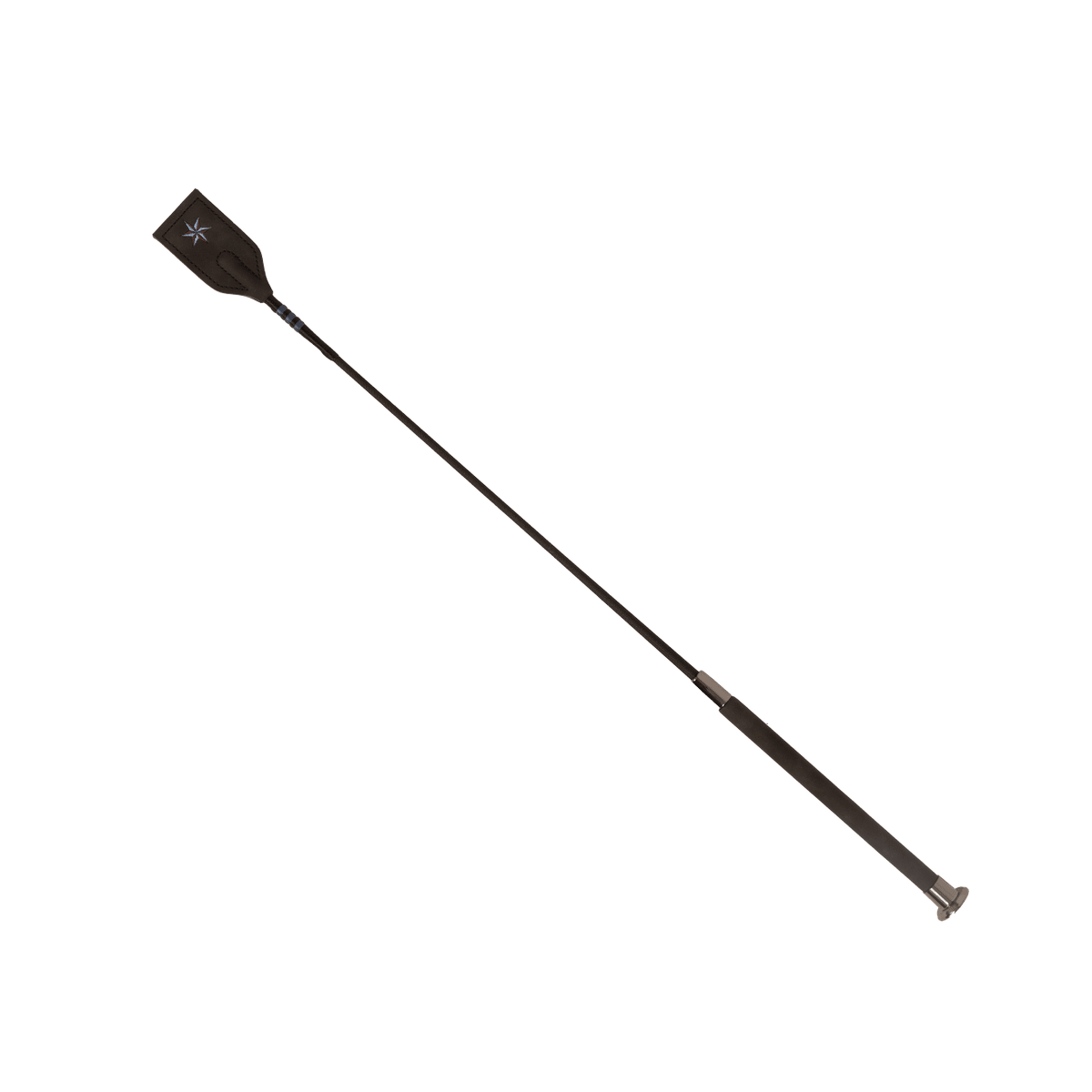 Velari Jumping Whip Guidance Leather Grip - Velari - Equiluxe Tack