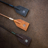 Velari Jumping Whip Guidance Leather Grip - Velari - Equiluxe Tack