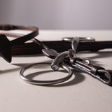 Velari Snaffle Double Jointed Loose Ring Stainless Steel - Velari - Equiluxe Tack