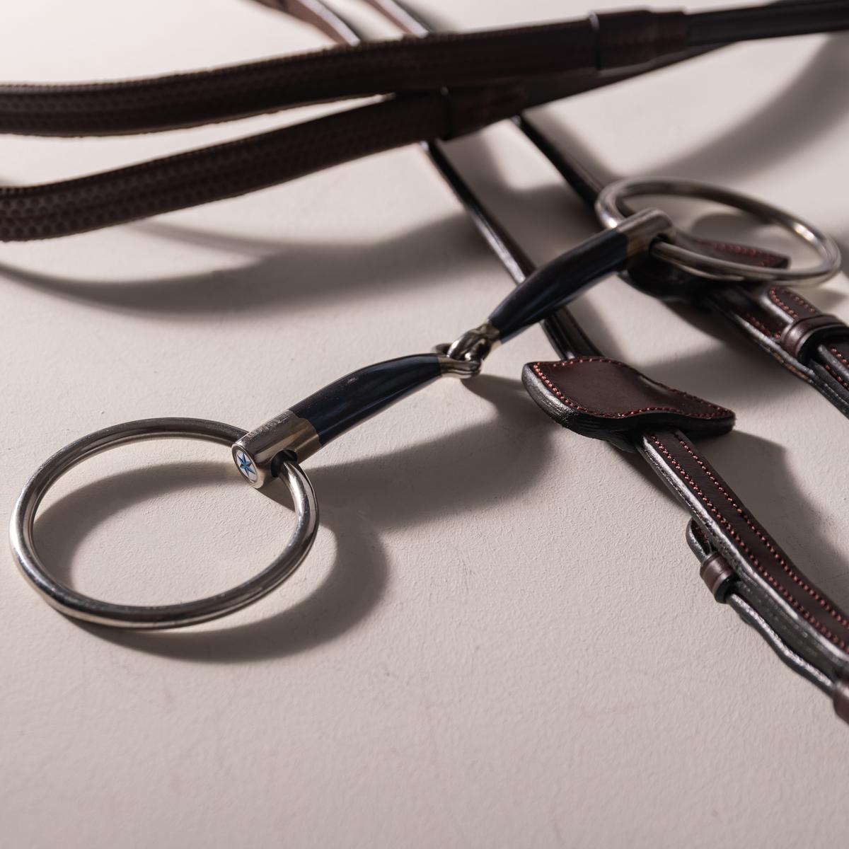 Velari Snaffle Loose Ring Single Jointed Sweet Iron - Velari - Equiluxe Tack