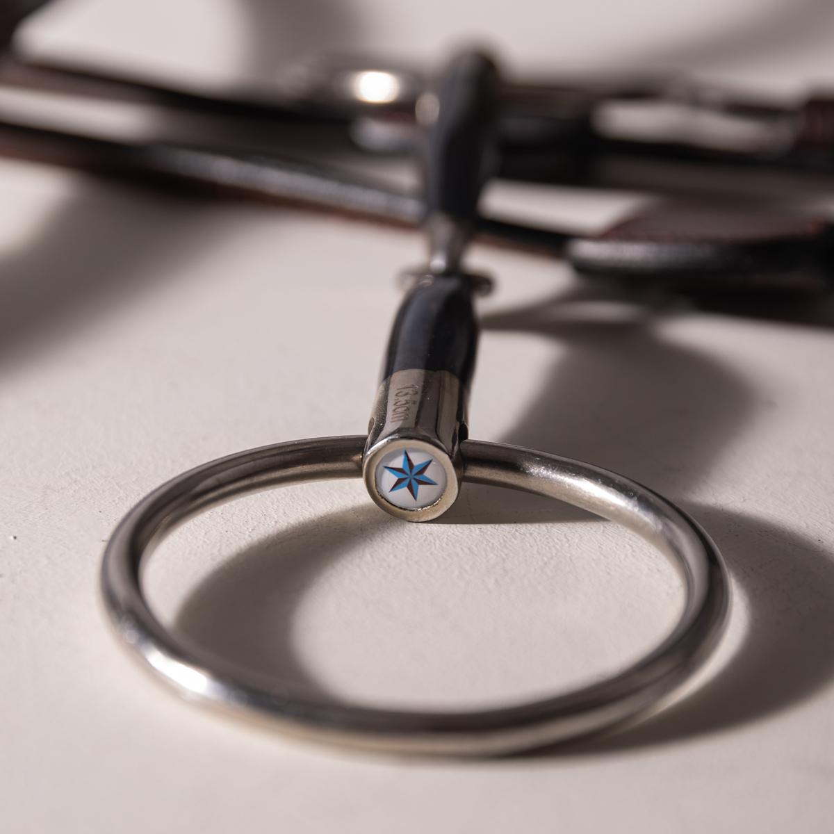 Velari Snaffle Loose Ring Single Jointed Sweet Iron - Velari - Equiluxe Tack