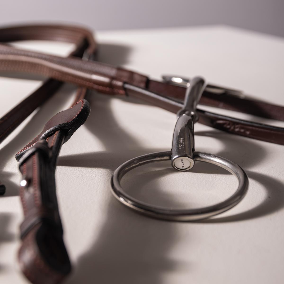 Velari Snaffle Single Jointed Loose Ring Stainless Steel - Velari - Equiluxe Tack