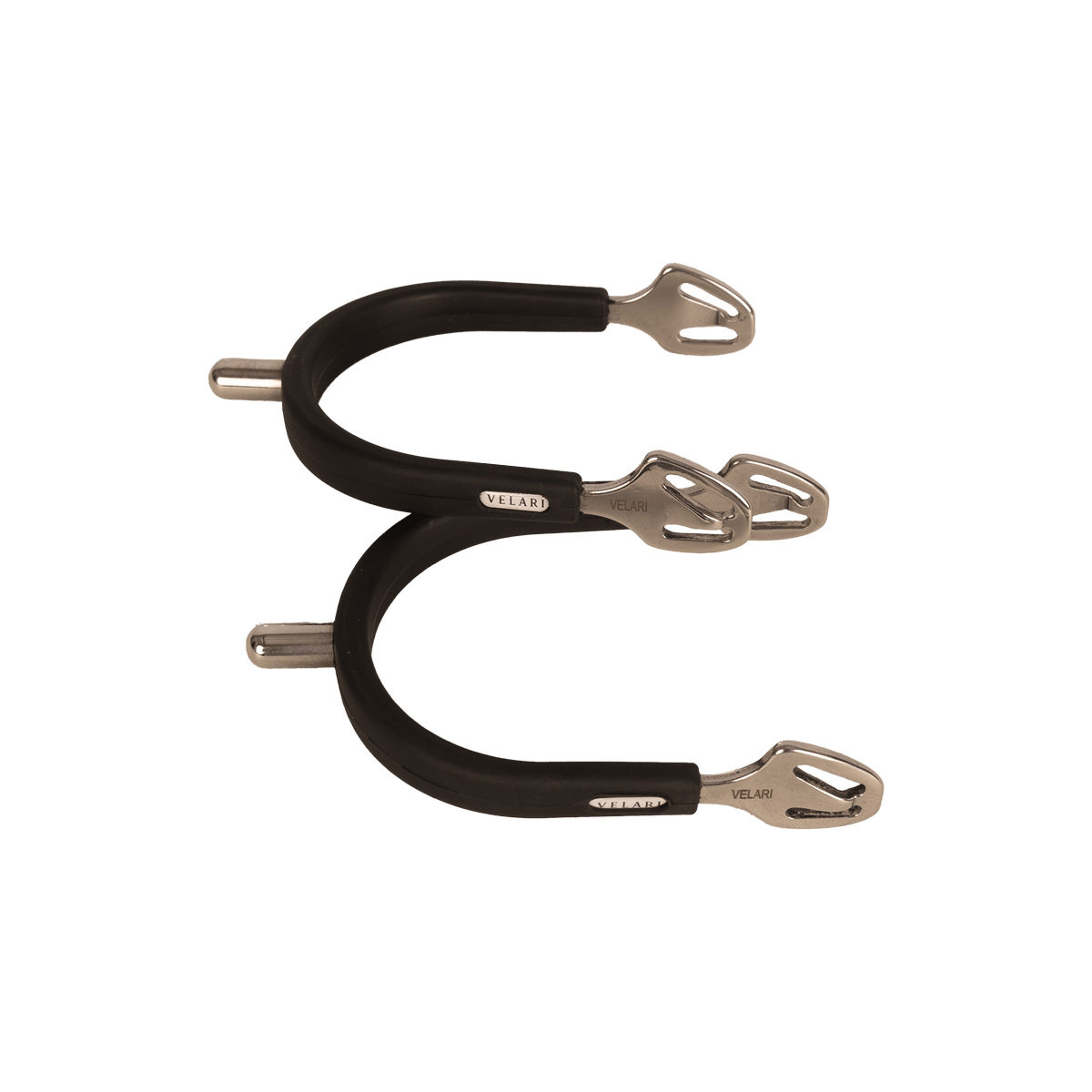 Velari Spurs Stainless Steel with Rubber - Rounded - Velari - Equiluxe Tack