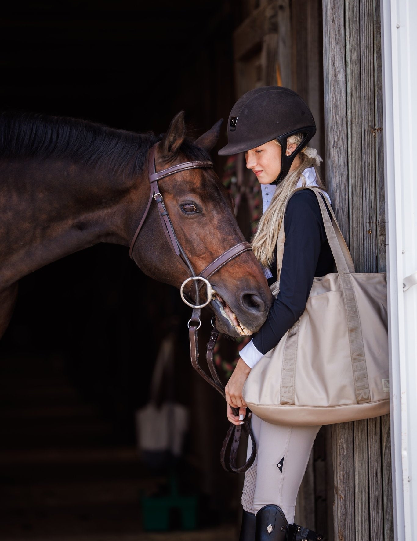 Veltri Newport Tote - Sand - Veltri Sport - Equiluxe Tack