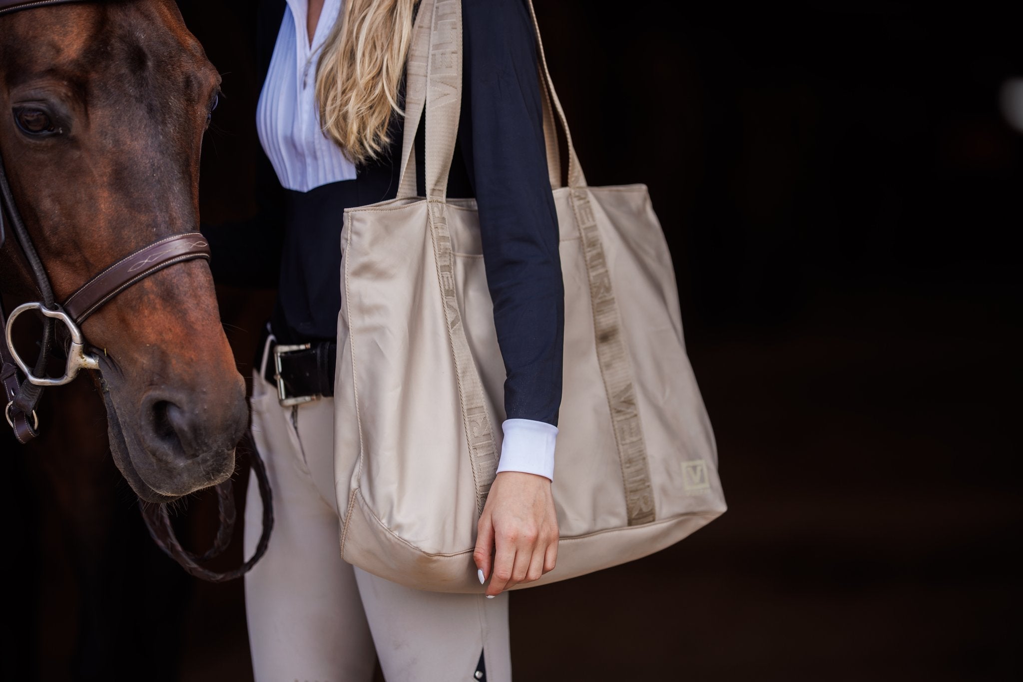 Veltri Newport Tote - Sand - Veltri Sport - Equiluxe Tack