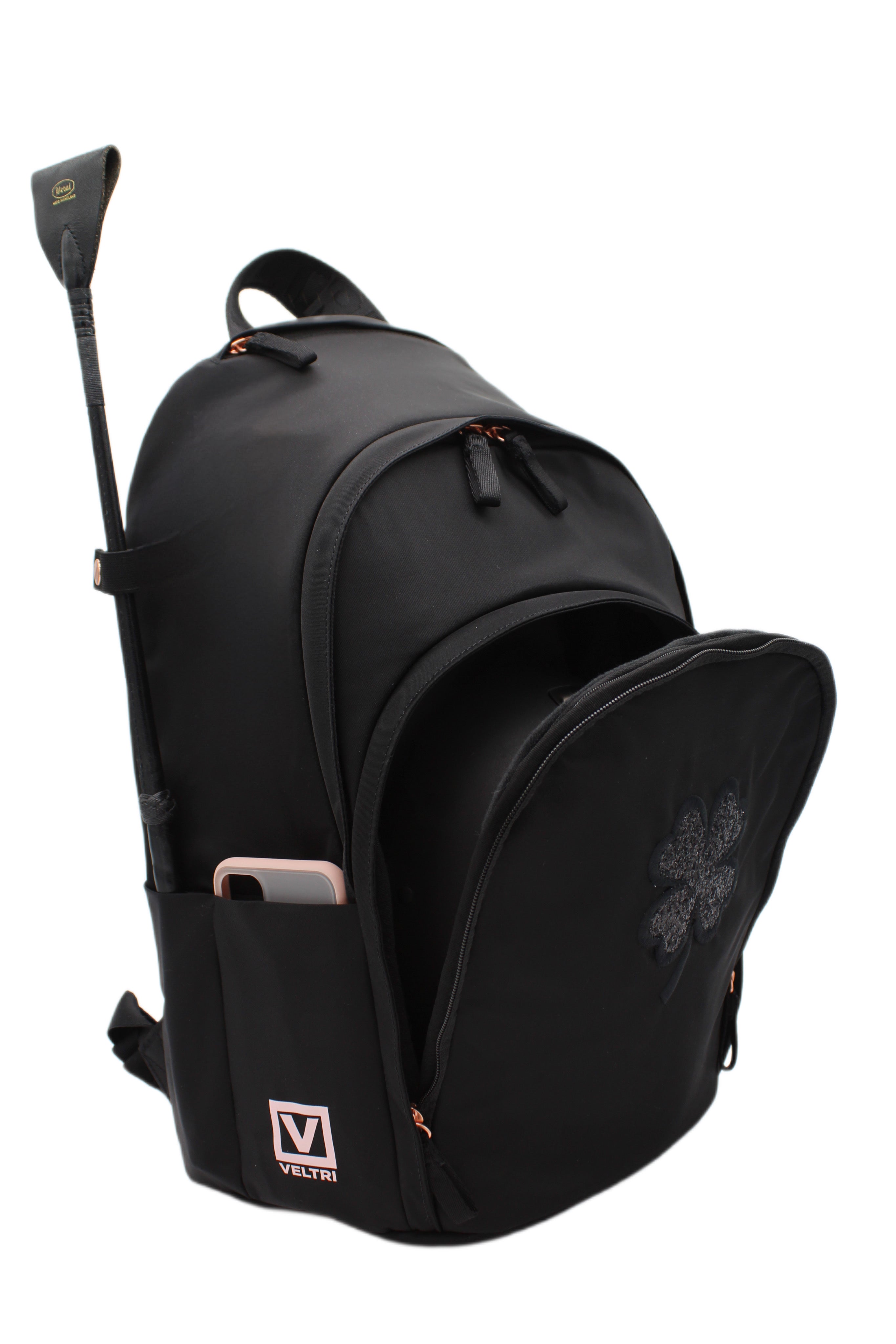 Veltri Novelty Delaire Helmet Backpack - “Lucky Clover” - Veltri Sport - Equiluxe Tack