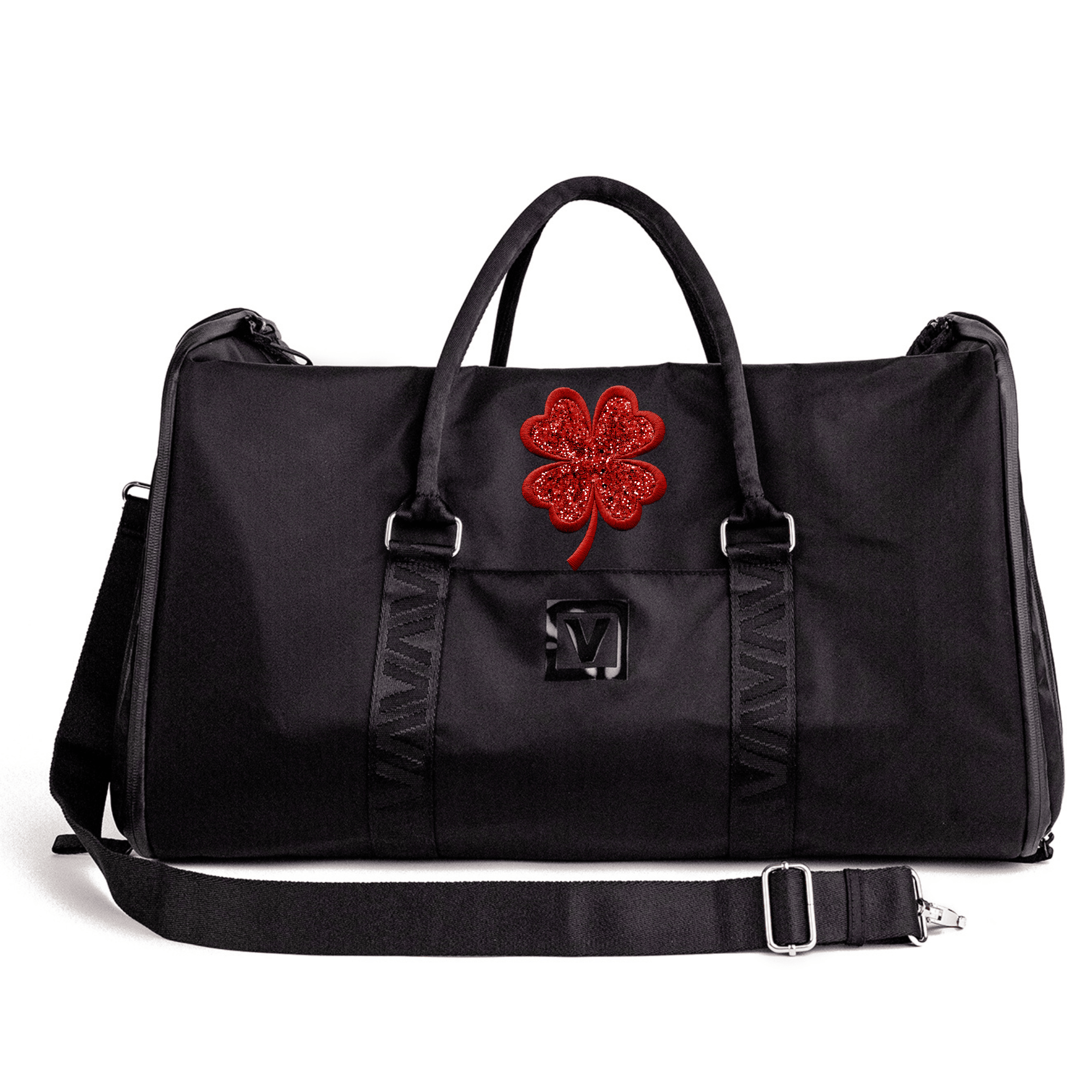 Veltri Sport Novelty Garment Duffle - "Lucky Clover" - Veltri Sport - Equiluxe Tack