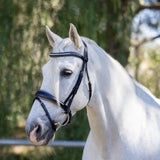 Halter Ego® The Sterling Navy Leather Conical Snaffle