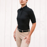 Hannah Childs Jade Air Stripe Polo