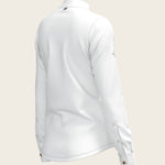 White Long Pleated Long Sleeve Sleeve Show Shirt - Espoir Equestrian - Equiluxe Tack