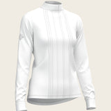 White Long Pleated Long Sleeve Sleeve Show Shirt - Espoir Equestrian - Equiluxe Tack